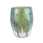 Chinese Bok Choy Cabbage Leaf Ceramic Garden Stool Side Table - Image 3