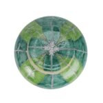 Bok Choy Cabbage Leaf Porcelain Lidded Jar Pot - Image 3