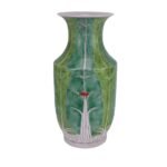 Jingdezhen Porcelain Cabbage Leaf Vases Decor Different shapes