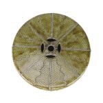 Brown Hand Painted Insect Bok Choy Pattern Porcelain Garden Stools - Image 3