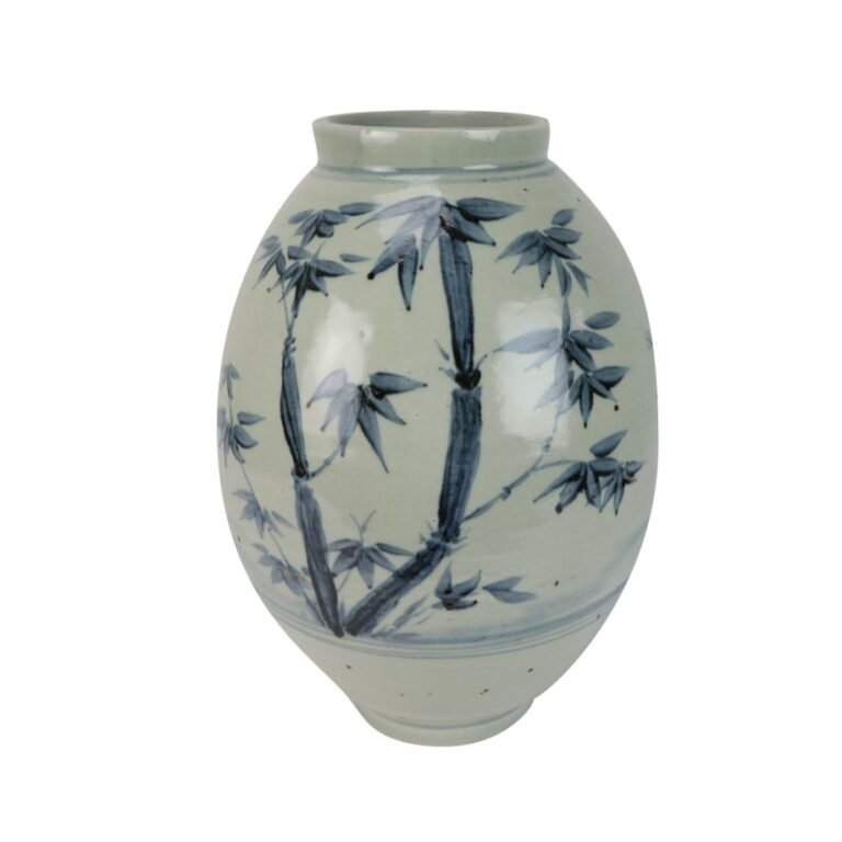 Traditional Blue and White Porcelain Jar