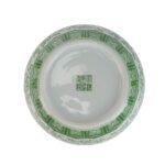 Green and White Ceramic Floral Vase Fish Tank Pot - Image 4