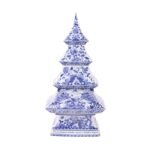 Blue Chinoiserie Tree Ceramic Christmas Tree - Image 4