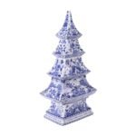 Blue Chinoiserie Tree Ceramic Christmas Tree - Image 2