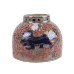 Jingdezhen Chinese Tranditional Dragon Fish Character Pattern Tabletop Ceramic Flower Vase Pot Decoration - Image 14